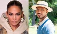 Jennifer Lopez Makes Rare Appearance With Singer Stevie Mackey 