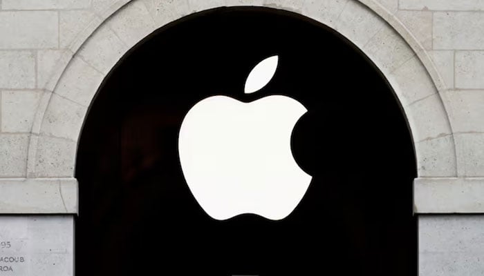 Apple logo is displayed on the Apple store at The Marche Saint Germain in Paris, France July 15, 2020. — Reuters