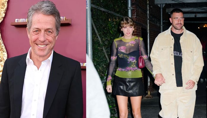 Hugh Grant recalls ‘smashing’ moment with Travis Kelce at Taylor Swift’s tour