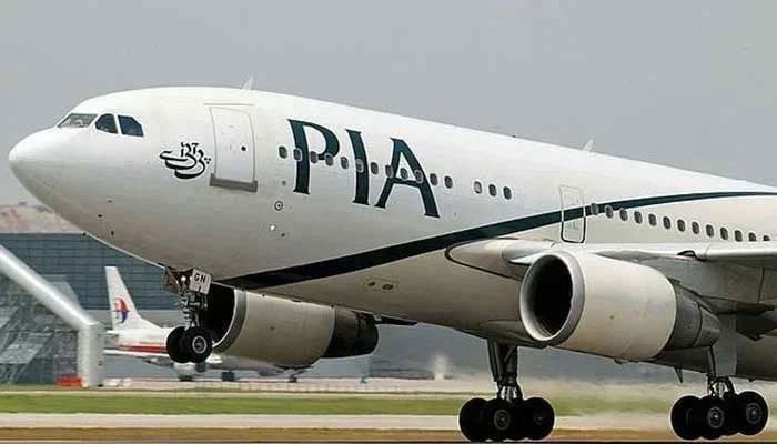 An aeroplane of the Pakistan International Airlines is seen in this file photo. — AFP