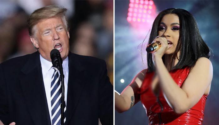 Cardi B blasts Donald Trump in passionate speech