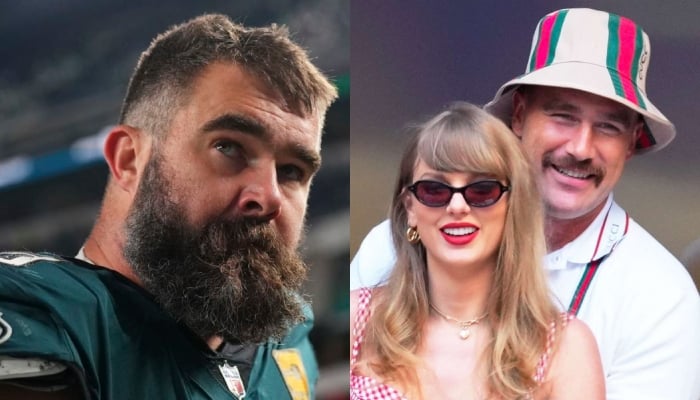 Jason Kelce responds to fans' bad comments about Taylor Swift and Travis Kelce