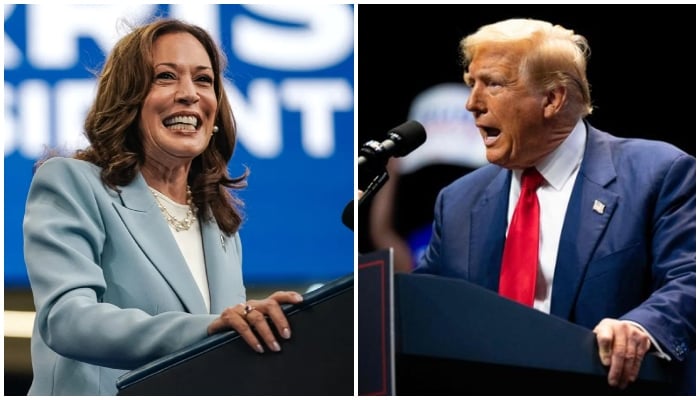 US VP Kamala Harris (left) and former president Donald Trump. — AFP/File