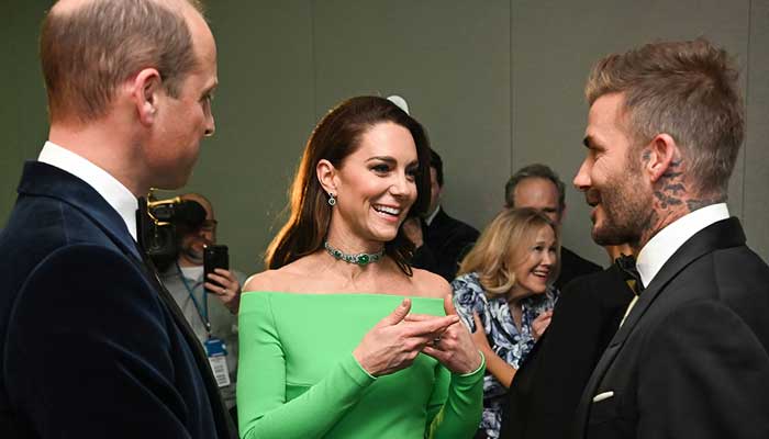 Prince William gives surprising nod to David Beckham as he returns to Princess Kate