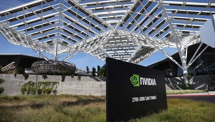 Nvidia headquarters in Santa Clara, California, seen on May 25, 2022. — AFP