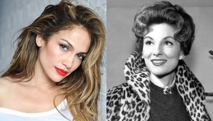 Jennifer Lopez recreates Allison Hayes’s iconic poster in London