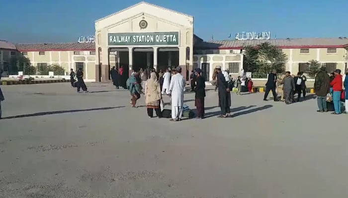 An overview of the Quetta railway station in Quetta, on November 9, 2024. — Reporter