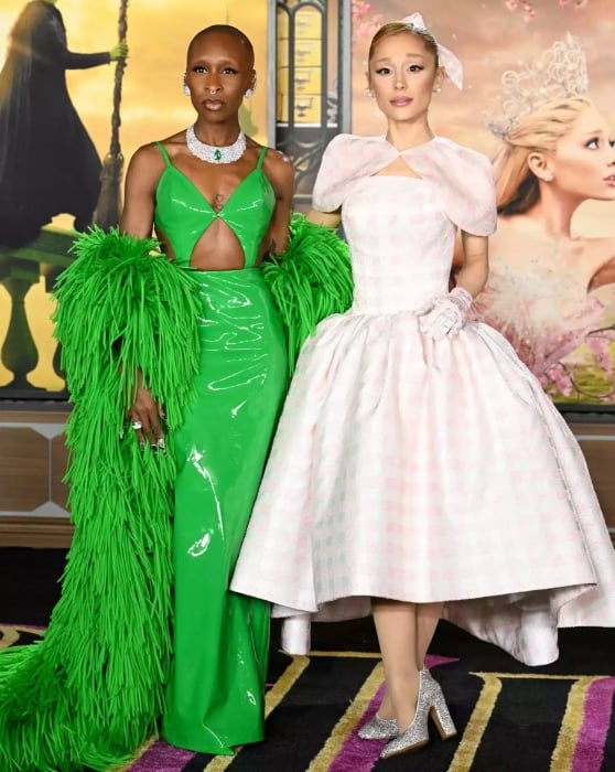 Ariana Grande, Cynthia Erivo cast spell on Wicked premiere red carpet