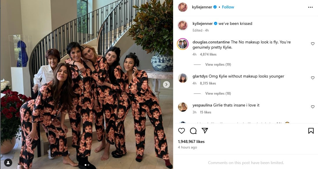 Kylie Jenner delivers strong statement in rare family post