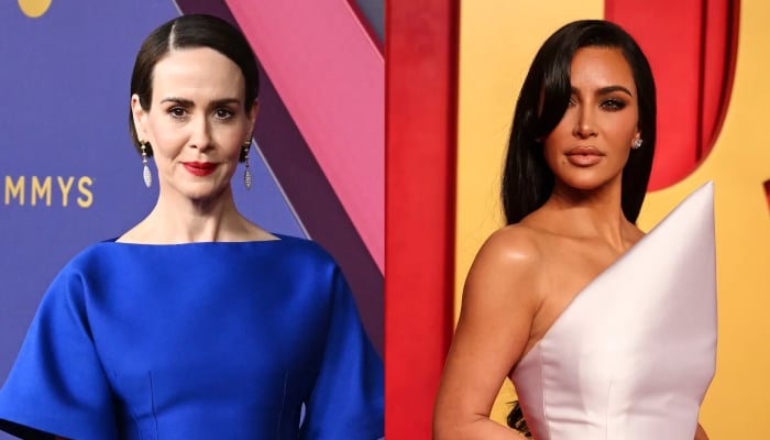 Sarah Paulson gushes over Kim Kardashian's acting skills in 'All's Fair'