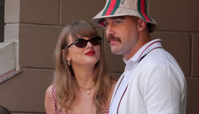 Taylor Swift shows support for Travis Kelce as she attends his game in the brief Eras Tour break