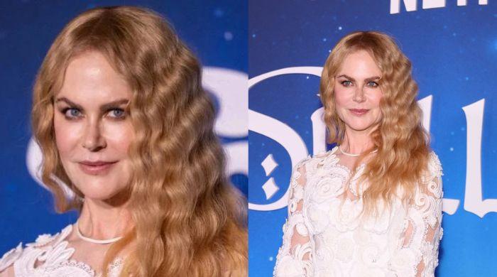 Nicole Kidman flaunts her curly hair at ‘Spellbound’ premiere