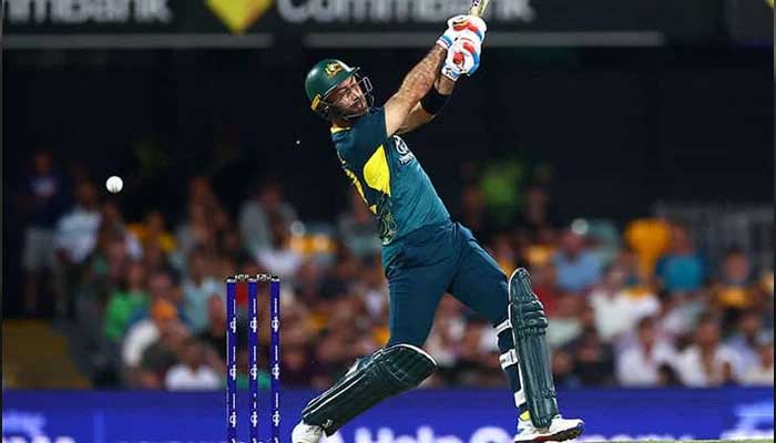 Australias Glenn Maxwell in action during first T20I against Pakistan - AFP