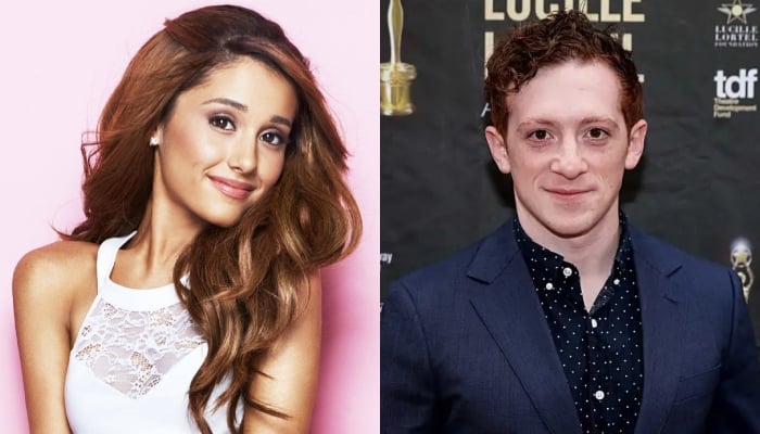 Ariana Grande, Ethan Slater share rare PDA moment at Wicked premiere