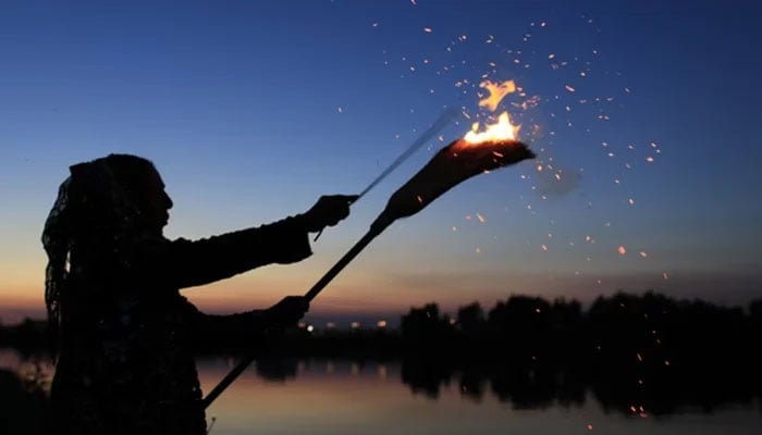 A representational image depicting a black magic ritual. — Reuters