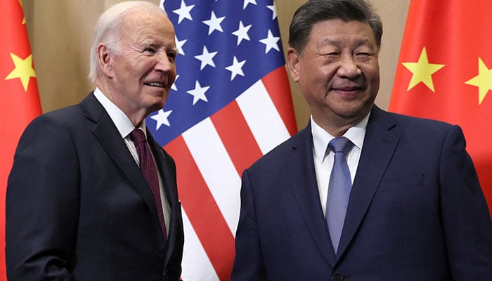 US President Joe Biden meets with Chinas President Xi Jinping on the sidelines of the APEC Summit in Lima, Peru, November 16, 2024. — Reuters