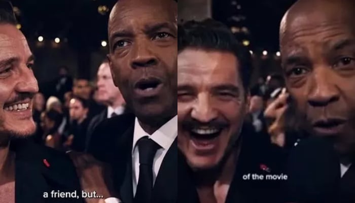 Denzel Washington, Pedro Pascal turn heads with awkward encounter