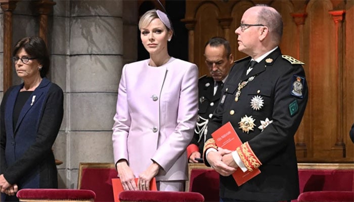 Princess Charlene’s £55,000 ring steals the spotlight at Royal event.