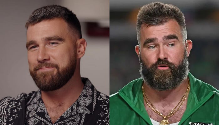 Travis Kelce and Justin Kelce share family holiday traditions