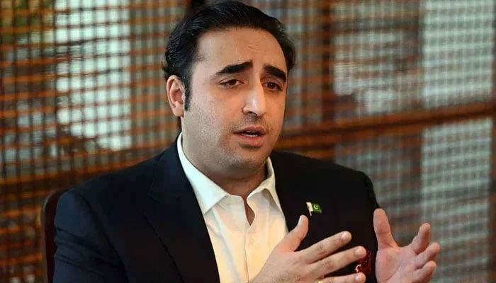 PPP Chairman Bilawal Bhutto-Zardari speaks during an interview on May 22, 2023. — AFP