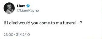 Liam Paynes surprising tweet about death goes viral day after funeral