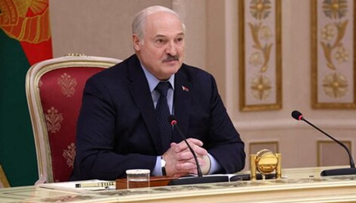 Belarusian President Alexander Lukashenko attends a meeting with the governor of Russias Vladimir Region Alexander Avdeyev, in Minsk, Belarus. — Reuters/File