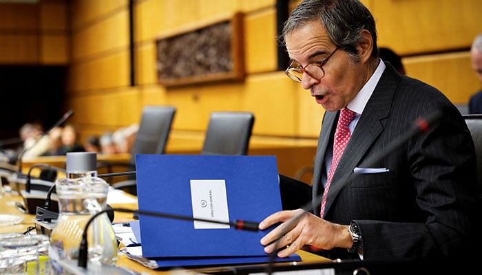 International Atomic Energy Agency (IAEA) Director General Rafael Grossi arrives on the opening day of the agencys quarterly Board of Governors meeting at the IAEA headquarters in Vienna, Austria, November 20, 2024. — Reuters