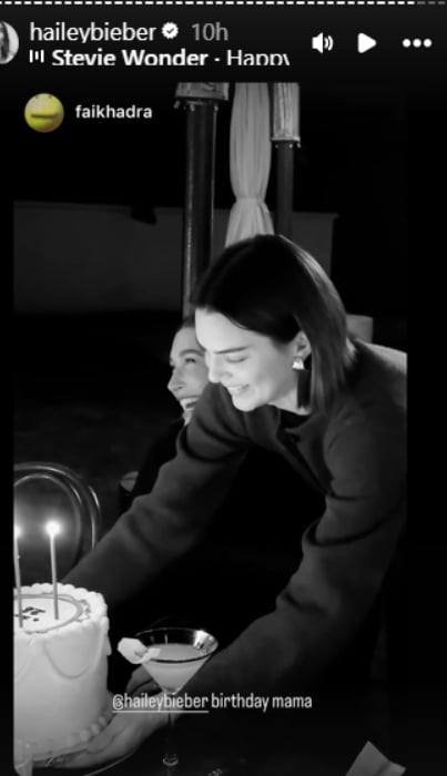 Hailey Bieber marks first post-baby birthday with pal Kendall Jenner