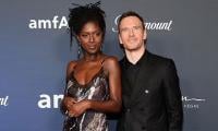 Jodie Turner-Smith Dazzles In Bold Slip Dress With Michael Fassbender At AmfAR Las Vegas