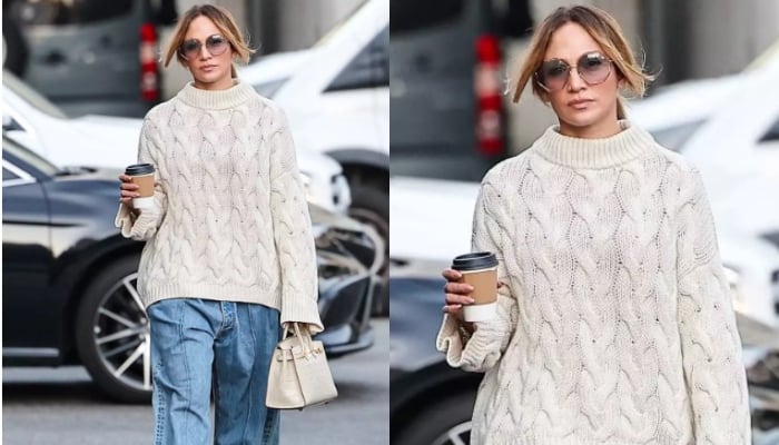 Jennifer Lopez stuns onlookers as she steps out for coffee run