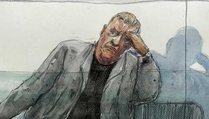 Court sketch showing defendant Dominique Pelicot. — AFP/File