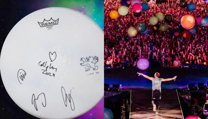 Coldplay donates unique item from Music Of The Spheres tour to charity