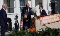 Biden Pardons Thanksgiving Turkeys Peach And Blossom