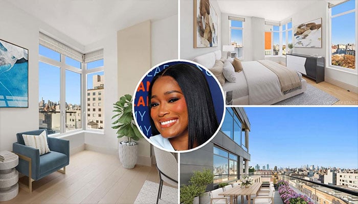 Keke Palmer’s elegant Brooklyn penthouse hits the market.