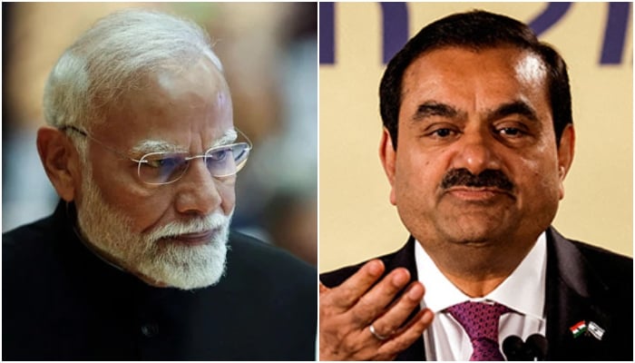 Indian PM Narendra Modi (left) and Indian billionaire Gautam Adani. — Reuters/File