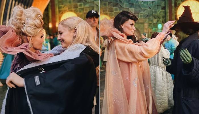 Idina Menzel and Kristin Chenoweth make a surprise cameo in the new Wicked film