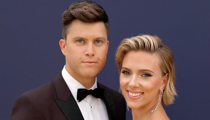 Scarlett Johansson on 40th birthday party by Colin Jost