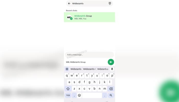 This screenshot shows the upcoming WhatsApp feature. — WABetaInfo