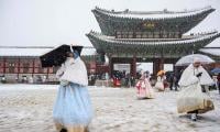 In Pictures: Seoul Hit By 'record November Snowfall'