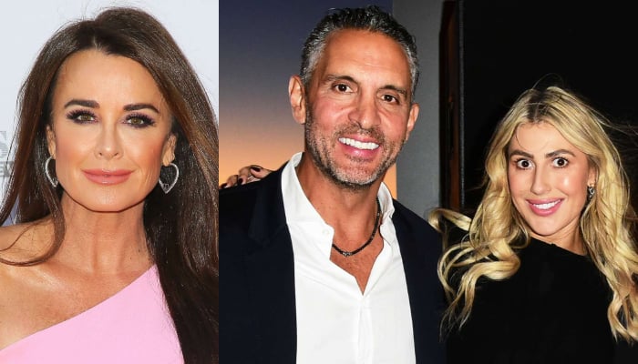 Kyle Richards reaction to Mauricio Umanskys picture of DWTS Emma Slater