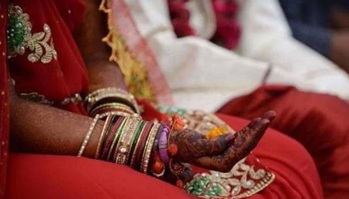 A representational image showing a bride at a wedding. — AFP/File