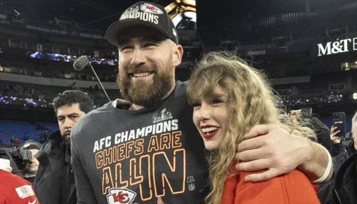 Taylor Swift cheers on boyfriend Travis Kelce at his NFL game amid Eras Tour break