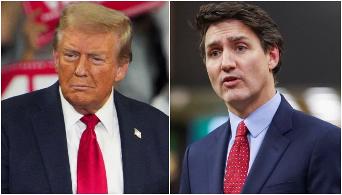 A combination of images shows US President-elect Donald Trump (left) and Canadian Prime Minister Justin Trudeau. — Reuters/File