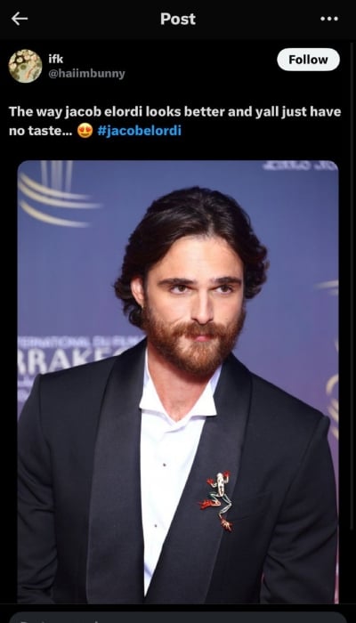 Jacob Elordi stuns onlookers with beard look at Marrakech Film Festival