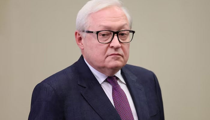 Russian Deputy Foreign Minister Sergei Ryabkov attends a meeting chaired by Russian President Vladimir Putin at the Novo-Ogaryovo state residence outside Moscow, Russia October 16, 2023. — Reuters