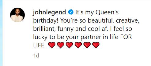 John Legend gushes over my queen Chrissy Teigen in sweet birthday tribute