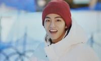 BTS’ V Enjoys Snowy Fun In Latest Photos Amid Military Service