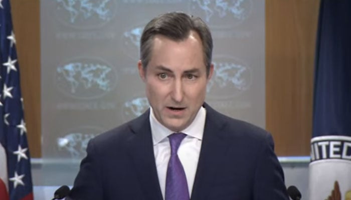 Matthew Miller, spokesperson for the US State Department addresses a weekly briefing on December 2, 2024. — Screengrab via YouTube@state.gov