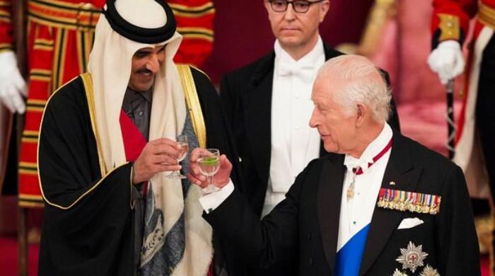 King Charles surprises Emir of Qatar with historic gesture at State Banquet