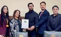 Fahad Mustafa Honoured With Double Awards At UK House Of Commons